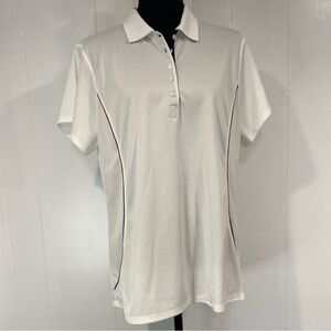 Champion Polo Shirt Short Sleeve Golf Tennis Performance Athletic White Size XL